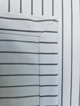 Hussen - Zebra – Stoff mit feiner Streifenstruktur