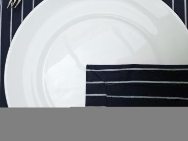 Preview: Servietten - Zebra – Stoff mit feiner Streifenstruktur