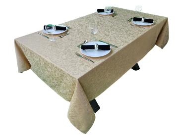 Preview: Tischdecke - Eleganta – Stoff mit edlem Damastmuster