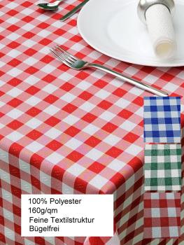 Servietten - Karo – karierter Stoff im Landhausstil