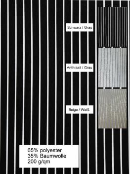 Servietten - Zebra – Stoff mit feiner Streifenstruktur