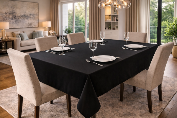 Tischdecke - Linea – Unistoff mit feiner Struktur