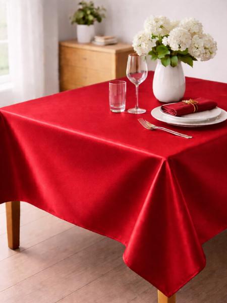 Tischdecke - Satina – Stoff mit satinierter Oberfläche