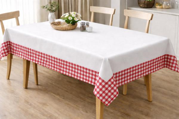 Tischdecke - Karo – karierter Stoff im Landhausstil