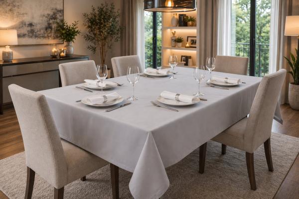 Tischdecke - Natura – Unistoff mit natürlicher Struktur
